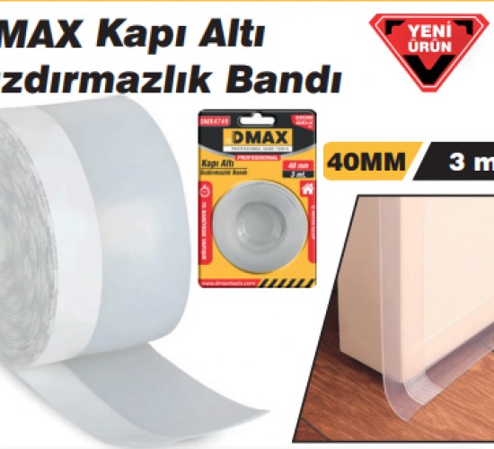 Dmax Kapı Altı Sızdırmazlık Bandı 40 mmx3 Metre DMX4749