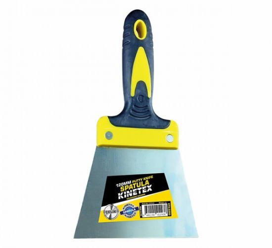 KINETEX KTX-2200 ( 120MM ) KAUÇUK SAPLI & ÇELİK BOYACI SPATULASI*12X
