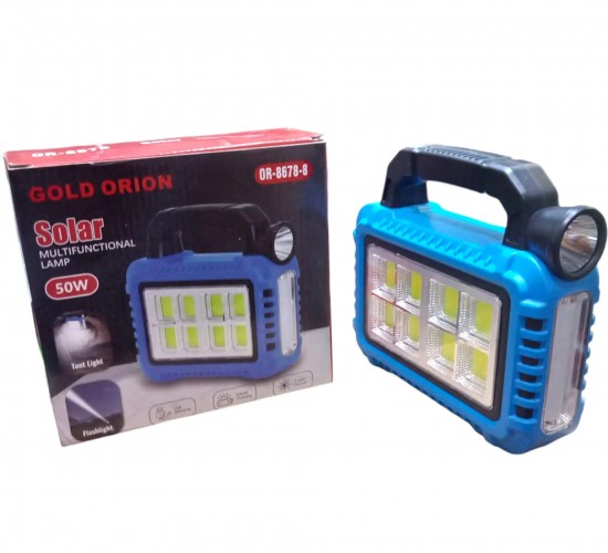GOLD ORİON EL FENER SOLAR LEDLİ ÇİFT ÇIKIŞLI OR-8678-8