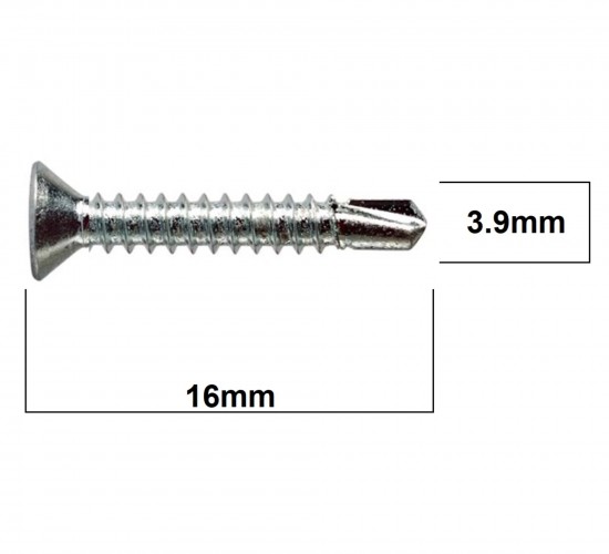 STD 3.9*16 VİDA YHB MATKAP UÇLU*3500X