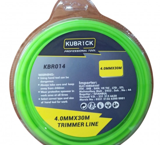 KUBRİCK 4 MM 30 METRE TIRPAN MİSİNASI ALTIGEN