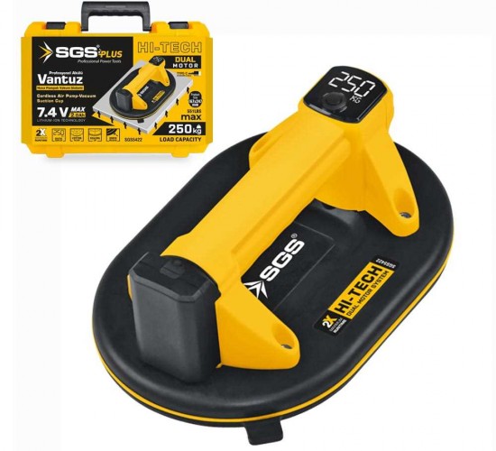 SGS AKÜLÜ VAKUMLU VANTUZ 7.4V 2.0 Ah (250 KG ) SGS5422