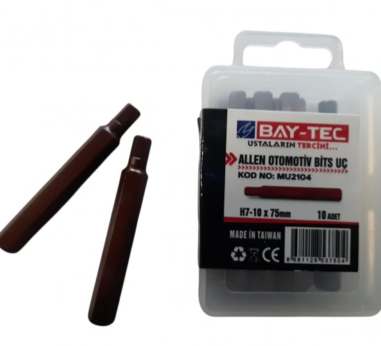 BAYTEC ALLEN OTOMOTİV BİTS UÇ H7-10X75 MM 10 ADET