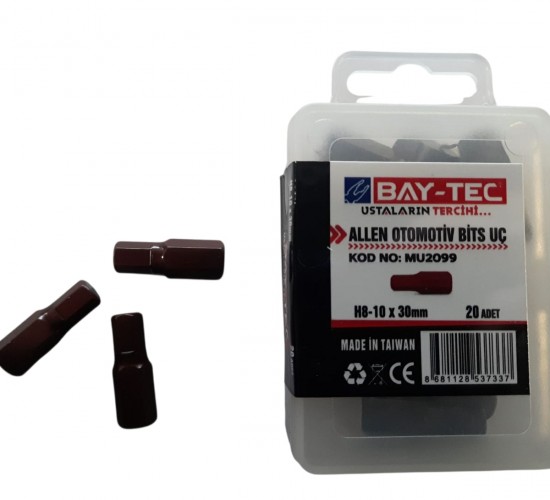 BAYTEC ALLEN OTOMOTİV BİTS UÇ H8-10X30 MM 20 ADET