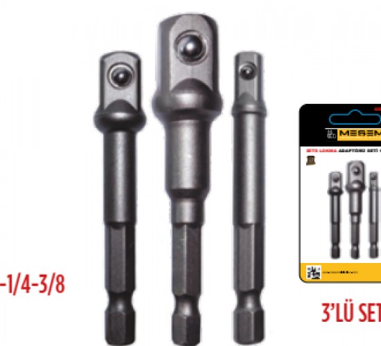 MEŞEM 1/2-1/4-3/8 PLUS LOKMA ADAPTÖRÜ 4466