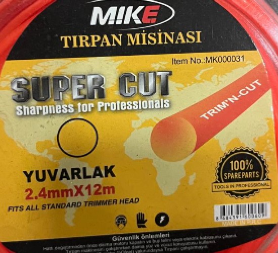 MİKE TIRPAN MİSİNASI 2.4MM 12 METRE