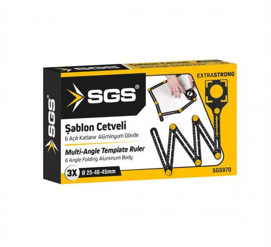 SGS 6 AÇILI KATLANIR POZİSYON CETVELİ SGS970