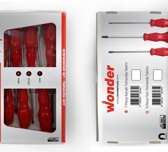 Wonder 6 Parça Torx Tornavida Takımı