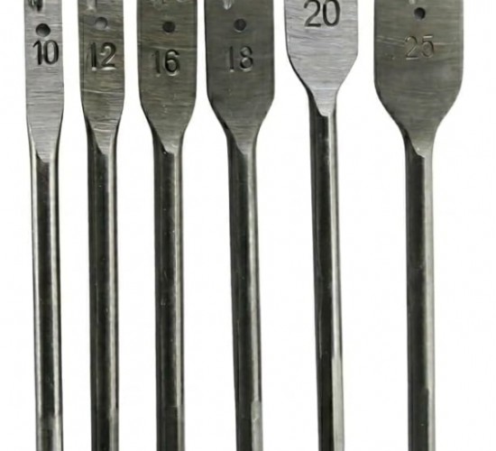 ( 6PCS ) YAPRAK MATKAP UCU SET ( 10-12-16-18-20-25MM ) ( AHŞAP DELME-OYMA & SIHHI TESİSAT )*100