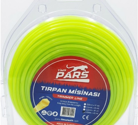 TİMS PARS 4 MM*46 METRE MİSİNA 6 KÖŞE*6X