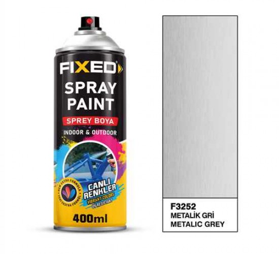 SGS SPREY BOYA AKRİLİK - METALİK GRİ 320 GR 400 ML F3252*12X