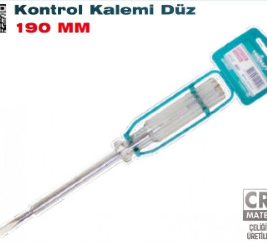 MEŞEM 190MM KONTROL KALEMİ DÜZ 630*20X