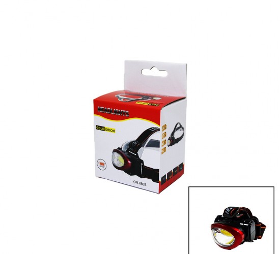 GOLDORION OR-6833 ( PİLLİ ) KAFA LAMBASI & FENER OYNAR BAŞLI*240