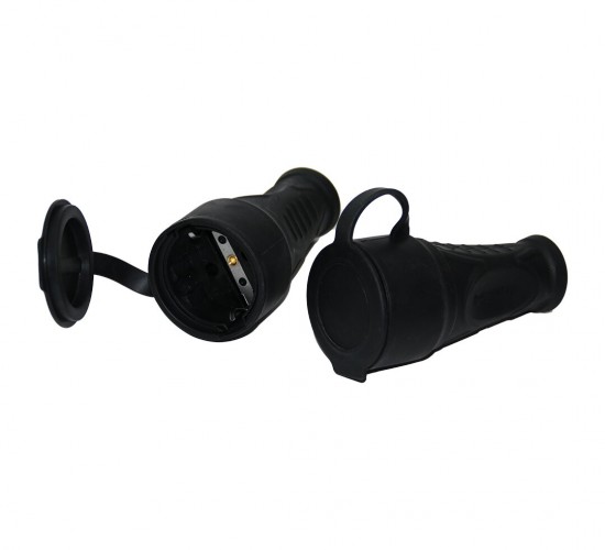 PERA WT KP-1161 ( KAUÇUK ) ( DİŞİ ) TOPRAKLI FİŞ ( 1X16A ) ( KAUCUK )*30X1