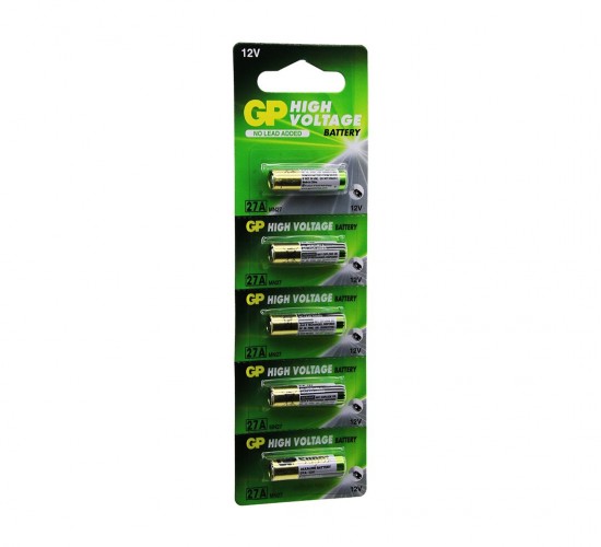 GP 27A 12V ARAÇ & OTO KUMANDA PİLİ CAMEL ( 5Lİ KART )*200