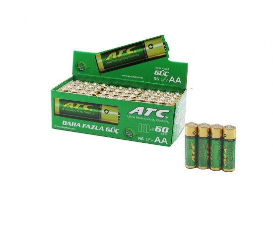 ATC R06 KALEM PİL (AA) ( 1.5V ) ( 60PCS )*1X20