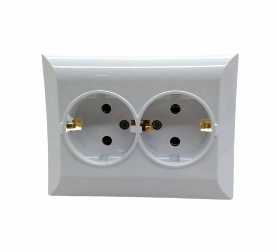 ATOM TOPRAKLI 2Lİ PRİZ*12X10