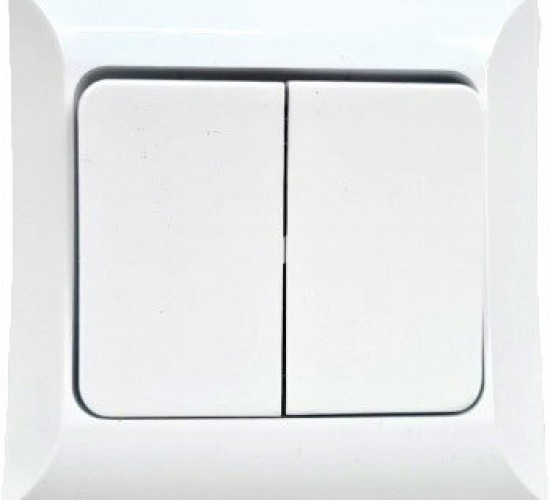 ATOM KOMİTATÖRLÜ 2Lİ ANAHTAR PRİZ*12X10