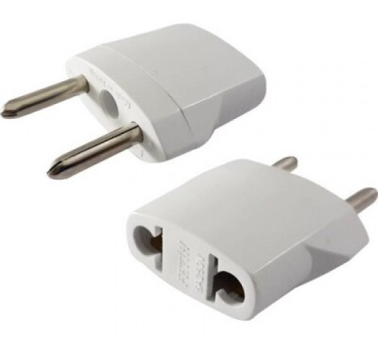 FETİH ELEKTRİK KOD-F-19 ( BEYAZ & LÜX ) ( DAR AMERİKAN ) ADAPTÖR FİŞ*60X10