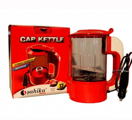 ŞAHİKA ( 12V ) OTOMATİK ( ARAÇ OTO KETTLE ) (PLASTİK) SU ISITICISI ( ÇAKMAKLIK FİŞLİ )*30