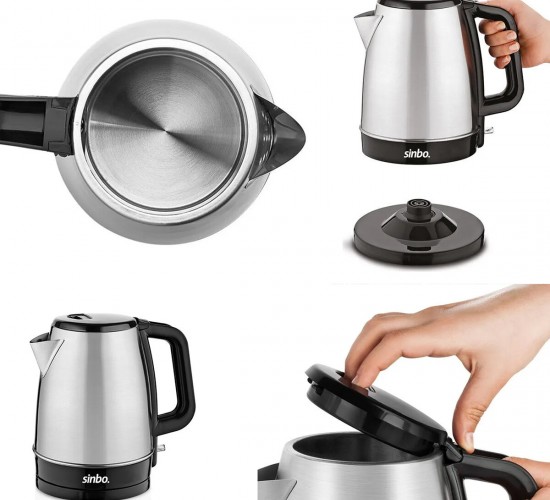SİNBO SK-7353 ( PASLANMAZ ) KABLOSUZ SU ISITICI ÇELİK KETTLE ( 1.7LT )*8