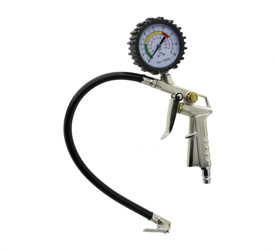 DMAX DMX-4115 ( SAATLİ ) ( HAVA ÖLÇME & LASTİK ŞİŞİRME ) TABANCASI ( 12 BAR BASINÇLI & 1/4 REKOR )*50