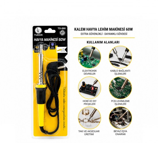 TUDOR TD-060 ( 60W ) KALEM HAVYA ( LEHİM ) ( 220V)*120