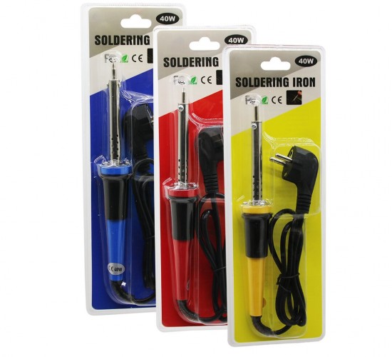 TUDOR SOLDERING IRON TD-040 ( 40W ) ( LEHİM ) KALEM HAVYA*120