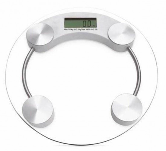 TECHFİT TF-1051 DİJİTAL YUVARLAK CAM BASKÜL TERAZİ TARTI 180KG.*10