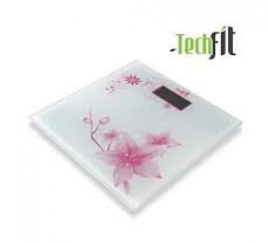 TECHFİT TF-1053 DİJİTAL DESENLİ KARE CAM BASKÜL TERAZİ*20