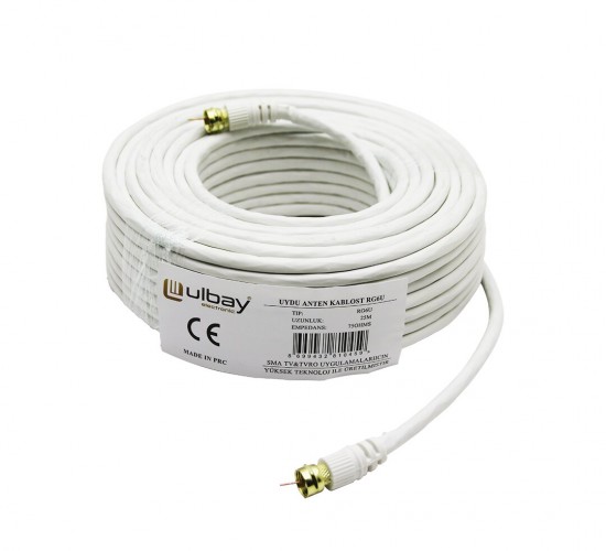 ULBAY ( 25 MT ) RG6U UYDU ANTEN KABLOSU*40