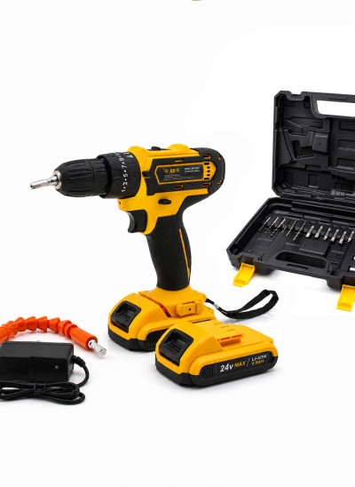 (BANCO-200) ( SARI ) ( 1350 RPM ) BN-5 F-136 (STANLIY-CORDLESS) (24W) ŞARJLI MATKAP SETİ ÇANTALI*10