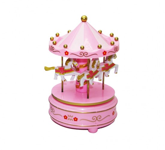 BAROTTİ MUSİE BOX CAROUSEL DMR-8380 ( MÜZİKLİ ) ATLI KARINCA ( ÇEVİRMELİ KURMALI ) ( RENKLİ PLASTİK )*96
