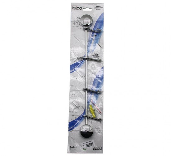 İBİCO BANYO BNY-547 ( 4 KOLLU ) ( KROM ) BANYO ASKISI  ( VİDALI MONTAJ )*50