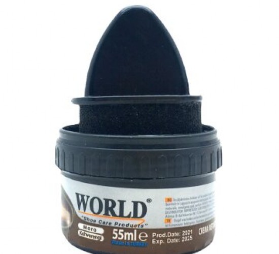 WORLD ( 55ML ) ( KOYU KAHVE ) BROWN AYAKKABI BOYASI*12X16