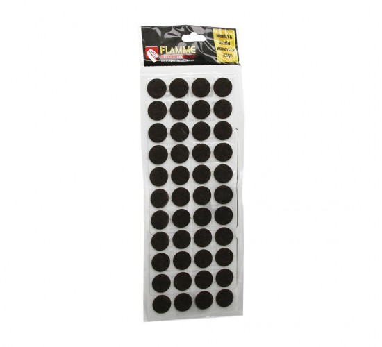 FLAMME-0053 ( 21MM ) ( YUVARLAK ) ( 44PCS ) ( ZEMİN KORUYUCU ) MOBİLYA KEÇESİ ( YAPIŞKANLI MONTAJ )*25X36