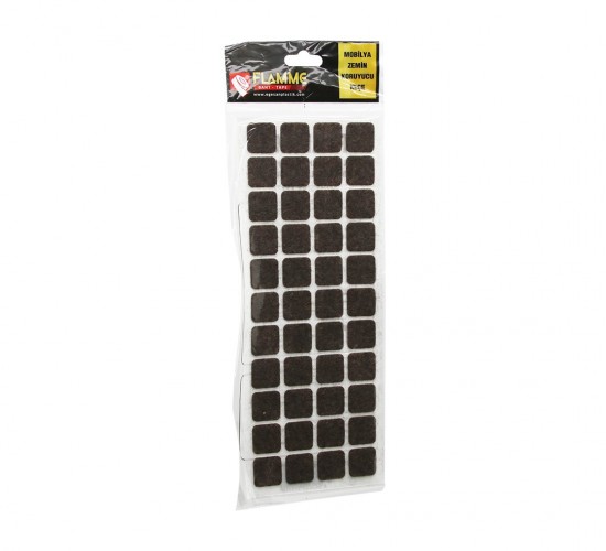 FLAMME-0046 ( 21MMX21MM ) ( KARE ) ( 44PCS ) ( ZEMİN KORUYUCU ) MOBİLYA KEÇESİ ( YAPIŞKANLI MONTAJ )*25X36