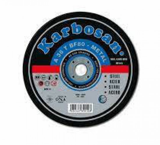 KARBOSAN 10040 NK METAL KESİCİ DİSK ( SPRAL TAŞI ) 180MMX3.0X22*150