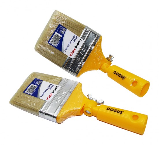 DOĞUŞ-40040 ( NO-4 & LÜX ) ( ROBOT ) BOYA FIRÇASI PLASTİK SAPLI*12X5