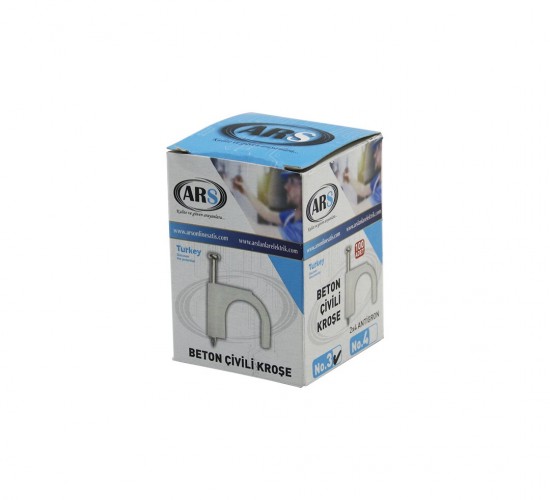 ARS KOD-347950 ( NO-3 ) ( 100PCS ) BETON ÇİVİLİ KROŞE ( 2X4 ANTİGRON )*10X20
