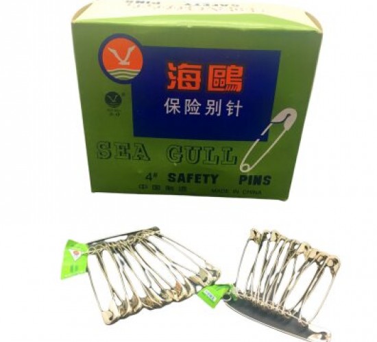 SEA GULL ( GÜMÜŞ ) ( NO-4# ) ÇENGELLİ İĞNE ( 36PCS X 12Lİ =432PCS=PAKET )*1X40