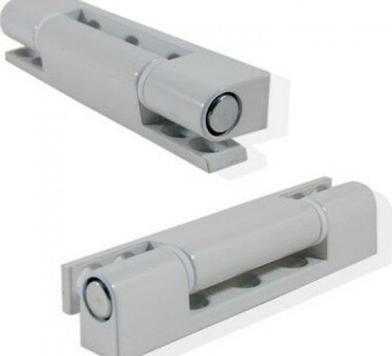 DÜZ METAL ( BEYAZ & METAL ) ( 95MM & PVC KAPI ) MENTEŞE*20X7.5