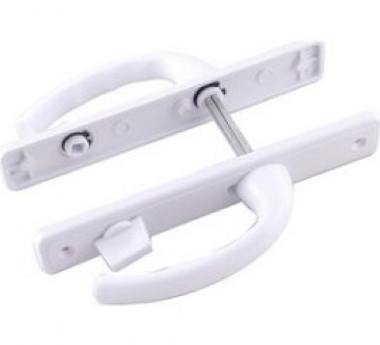 İBİCO POŞETLİ ( BANYO-WC & KİLİTLİ ) ( BEYAZ ) PVC KAPI KOLU*50