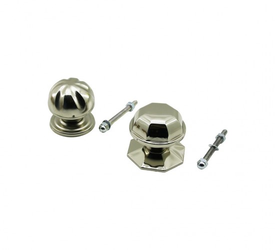 KRT-1082 ( GRİ & NİKEL ) ( KAPI BABASI ) KAPI TOKMAK ( MİX=KRİSTAL & PAPATYA & SEKİZGEN & MEVLANA )*8X12