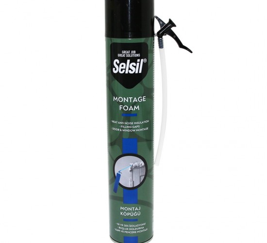 SELSİL-2619 PU KÖPÜK MONTAJ KÖPÜK 750ML 600GR*16=K