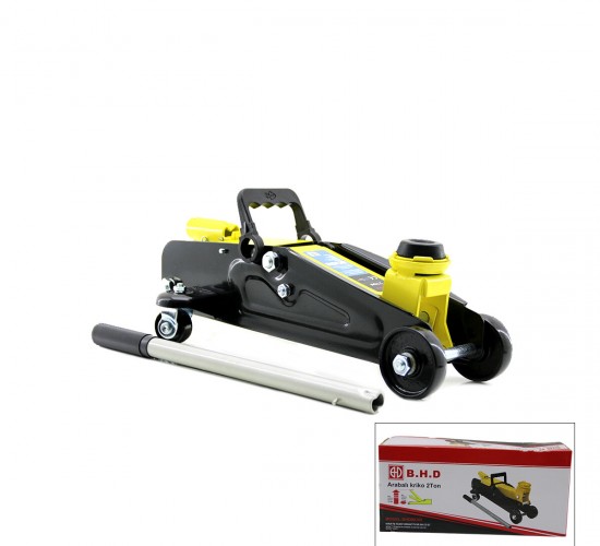 4199 ( 2 TON & ARABALI - TEKERLİ - TİMSAH ) KRİKO (MİN.YÜKSEKLİK: 125MM & MAX.YÜKSEKLİK: 300MM)*4