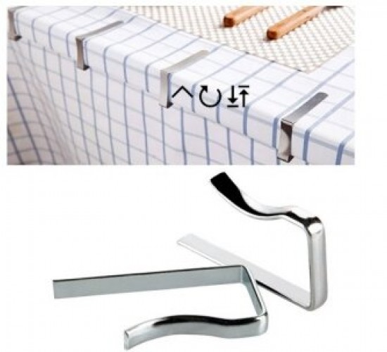 ERŞEN ( 4PCS ) ( METAL ) MASA ÖRTÜSÜ MANDALI KISKACI*100X10