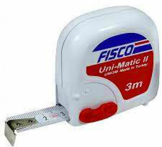 FISCO UNİ-MATİC II  ( 3MTX19MM ) ( STOPLU ) ŞERİT METRE*14X10