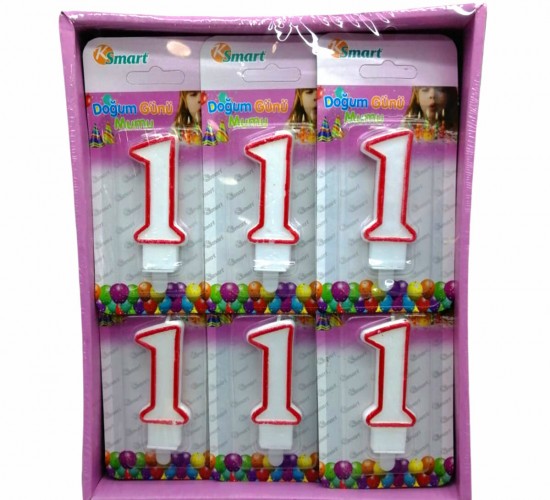 KSMART K-5511 RAKAMLI DOĞUM GÜNÜ MUMU*36X20