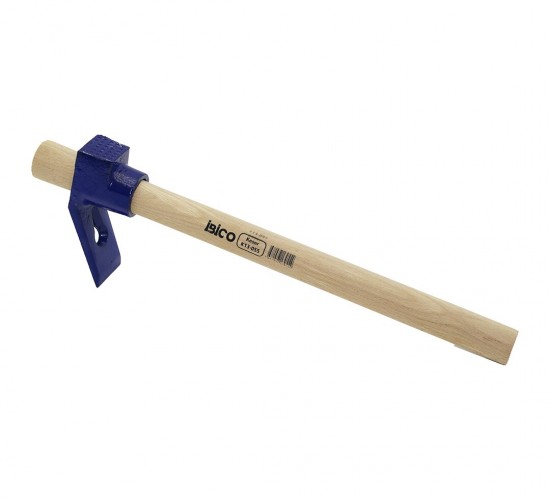 İBİCO K13-055 293/S ( 400GR ) (KIRMIZI & LACİVERT) KESER (YEKPARE & BOYALI) (AHŞAP SAPLI= 40CM) (SICAK ALAŞIMLI DÖVME ÇELİK)*12=K